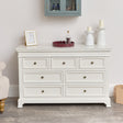 Large Ivory 7 Drawer Chest of Drawers - Daventry Ivory Range
