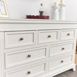 Large Ivory 7 Drawer Chest of Drawers - Daventry Ivory Range