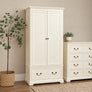 Large Ivory Double Wardrobe - Charlotte Ivory Range