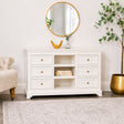 Large Ivory Wooden Sideboard Cabinet - Daventry Ivory Range