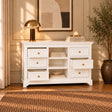 Large Ivory Wooden Sideboard Cabinet - Daventry Ivory Range