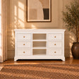 Large Ivory Wooden Sideboard Cabinet - Daventry Ivory Range