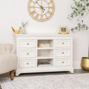 Large Ivory Wooden Sideboard Cabinet - Daventry Ivory Range