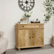 Large Mango Wood Carved Sideboard