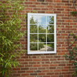 Large Matte White Window Mirror 130cm x 95cm