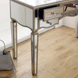 Large Mirrored Dressing Table, Mirror &amp; Stool Set - Tiffany Range