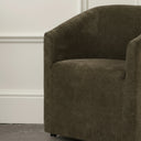 Large Moss Green Dining Chair