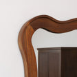 Large Natural Wood Wavy Edge Wall Mounted Mirror - 60cm x 80cm