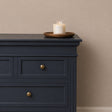 Large Navy Black 7 Drawer Chest of Drawers - Daventry Navy Black Range
