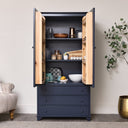Large Navy Blue Pantry/Storage Closet - Damaged Second