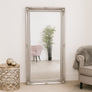 Large Ornate Silver Wall/Floor Mirror 158cm x 78cm