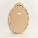 Large Oval Ornate Edge Gold Mirror 80cm x 50cm