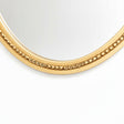 Large Oval Ornate Edge Gold Mirror 80cm x 50cm