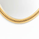 Large Oval Ornate Edge Gold Mirror 80cm x 50cm