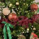 Large Oxblood Red Feather Boa Christmas Garland - 182cm (1.82m / 71.6')