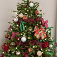 Large Oxblood Red Feather Boa Christmas Garland - 182cm (1.82m / 71.6')