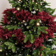 Large Oxblood Red Feather Boa Christmas Garland - 182cm (1.82m / 71.6')