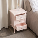 Large Pink 6 Drawer Chest of Drawers &amp; Pair of 3 Drawer Bedsides - Sophia Pink Range