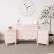 Large Pink 6 Drawer Chest of Drawers & Pair of 3 Drawer Bedsides - Sophia Pink Range