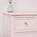 Large Pink 6 Drawer Chest of Drawers - Sophia Pink Range
