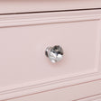 Large Pink 6 Drawer Chest of Drawers - Sophia Pink Range