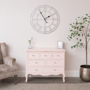 Large Pink 6 Drawer Chest of Drawers - Sophia Pink Range
