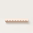 Large Pink Scalloped Wall Storage Shelf - 61cm