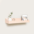 Large Pink Scalloped Wall Storage Shelf - 61cm