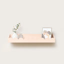 Large Pink Scalloped Wall Storage Shelf - 61cm