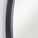 Large Rustic Metal Art Deco Wall Mirror 120cm x 80cm