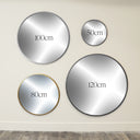 Large Rustic Metal Art Deco Wall Mirror 120cm x 80cm