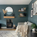 Large Rustic Metal Art Deco Wall Mirror 120cm x 80cm