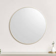 Large Round Champagne Wall Mirror - 80cm x 80cm