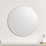 Large Round Champagne Wall Mirror - 80cm x 80cm