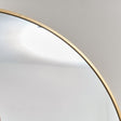 Large Round Gold Wall Mirror - 80cm x 80cm