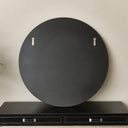 Large Round Silver Antique Glass Mirror 80cm x 80cm