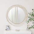 Large Round Champagne Swirl Mirror 92cm x 92cm