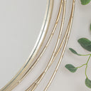 Large Round Silver Swirl Mirror 92cm x 92cm