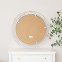 Large Round Silver Swirl Mirror 92cm x 92cm