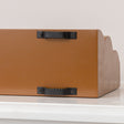 Rust Brown Scalloped Wall Storage Shelf - 61cm