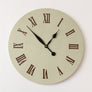 Large Metal Sage Green & Black Detailed Wall Clock - 60cm x 60cm