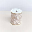 Large Shiny Velvet Pink &amp; Gold Wired Ribbon Garland - 270cm