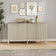 Large Taupe 4 Door Sideboard - Hales Taupe Range