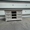 Large Taupe-Grey Wooden Sideboard Cabinet - Daventry Taupe-Grey Range - Damaged second