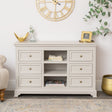 Large Taupe-Grey Wooden Sideboard Cabinet - Daventry Taupe-Grey Range - Damaged second