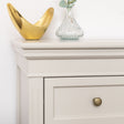 Large Taupe-Grey Wooden Sideboard Cabinet - Daventry Taupe-Grey Range
