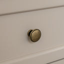 Large Taupe-Grey Wooden Sideboard Cabinet - Daventry Taupe-Grey Range