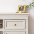 Large Taupe-Grey Wooden Sideboard Cabinet - Daventry Taupe-Grey Range
