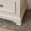 Large Taupe-Grey Wooden Sideboard Cabinet - Daventry Taupe-Grey Range