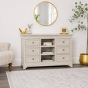 Large Taupe-Grey Wooden Sideboard Cabinet - Daventry Taupe-Grey Range